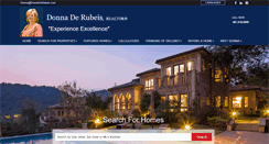 Desktop Screenshot of donnaderubeis.com